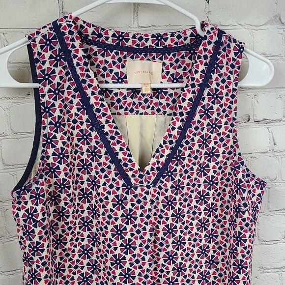 Urban Outfitters Skies are Blue Sleeveless Shift Tank Dress Colorful Pink Floral - Picture 4 of 14